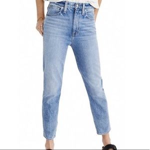 Madewell mom jean melva wash